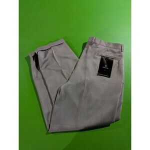 Claiborne Men's Dress Pants 40x32 NWT Beige Microfiber Corded NEW